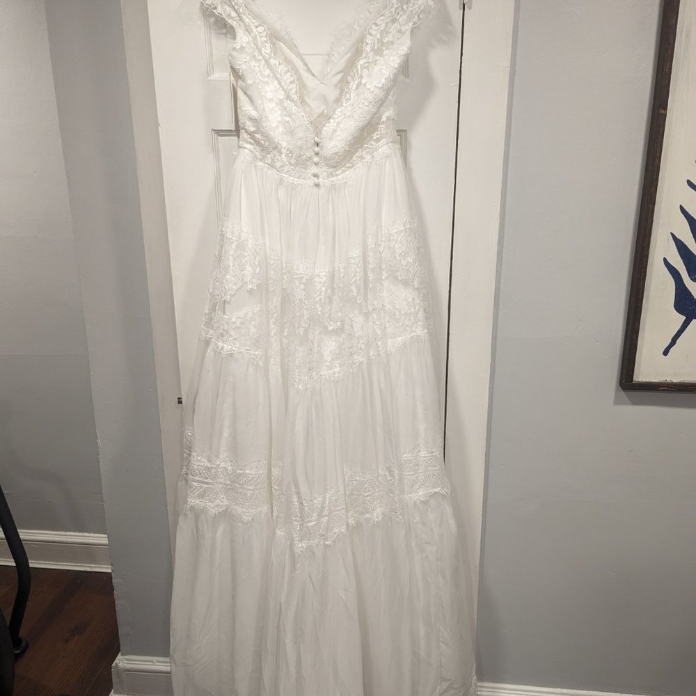 Boho wedding dress - Picture 6 of 8